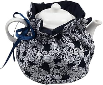 Tea Cosy - Cotton Printed Tea Cosy, Kitchen Tea Pot Dust Cover, Breakfast Warmer, Insulation and Keep Warm, Color#1