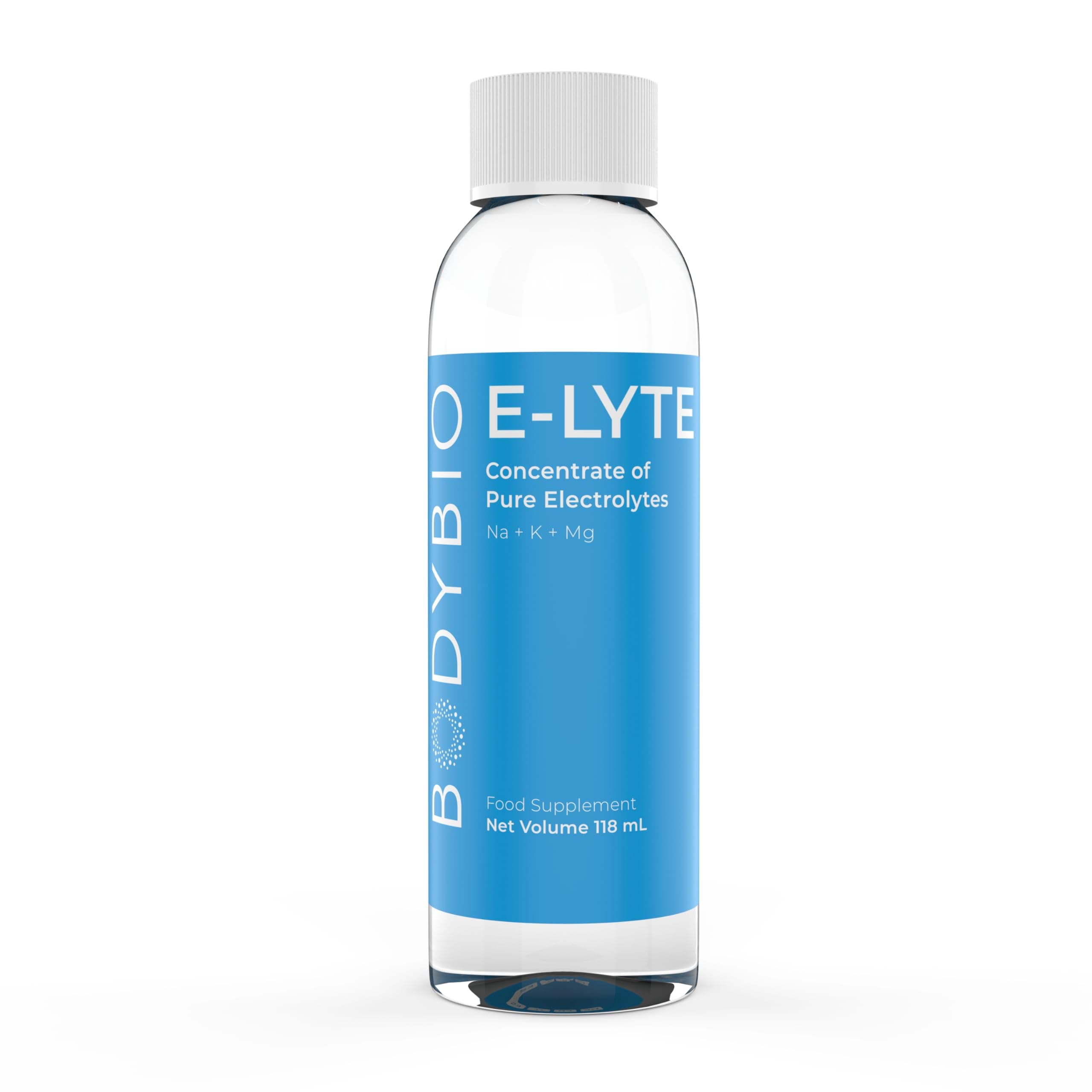 – BodyBio e-Lyte - Liquid Electrolyte Concentrate for Clean Hydration, Energy & Cramp Relief - No Sugar, No Artificial Flavors, No Fillers, Keto Friendly