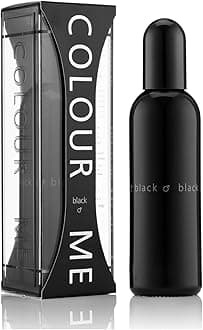 COLOUR ME Black Perfume for Men. 100ml Eau de Parfum Men, Luxury Fragrance - Mens Aftershave, Long Lasting Fragrance for Men by Milton-Lloyd