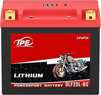 TPE YTX20L-BS Lithium Powersports Battery 12V 8AH Lithium Motorcycle LiFePO4 Battery DLF20L-BS
