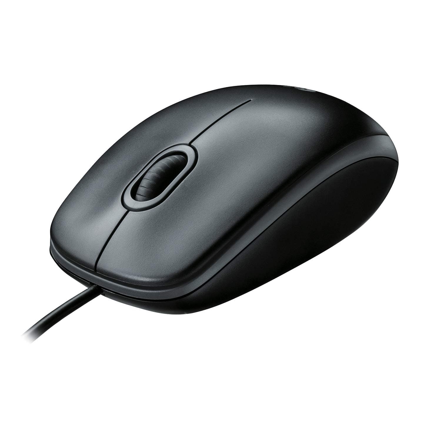 Logitech B100 Optical USB Mouse Black – Mouse, 800 dpi, USB, Optical (Black)