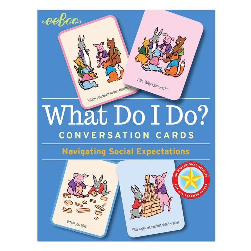 eeBoo What Do I Do? Conversation Flashcards