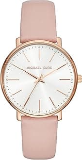 Michael Kors Watch for Women Pyper, Three-Hand movement, Stainless Steel Watch, 38 mm case size