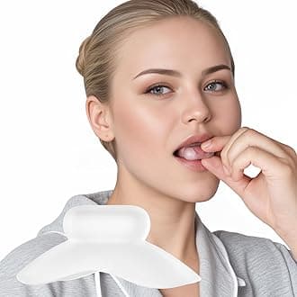 Snoring Solution - Anti Snoring Device Mouthpiece Mouth Guard, Comfortable Reusable Snore Stopper, BPA-Free Tongue Retainer for Better Sleep, Easy to Use Snore Solution for Men and Women(STO15)