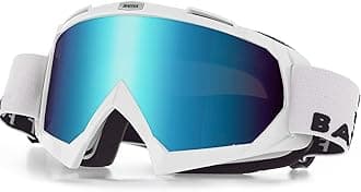 Motorcycle ATV Goggles Dirt Bike Motocross Safety ATV Tactical Riding Motorbike Glasses Goggles for Men Women Youth Fit Over Glasses UV400 Protection Shatterproof (blue/white black)