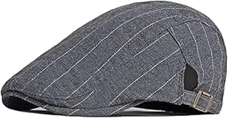 Newsboy Hats Adjustable Ivy Flat Cap Gatsby Cabbie Driving Beret for Men Women
