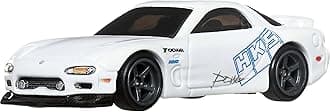Hot Wheels (ホットウィール) Fast & Furious Mazda RX-7 FD Toy Vehicle Mini Car, Ages 3 and Up, White JBL93