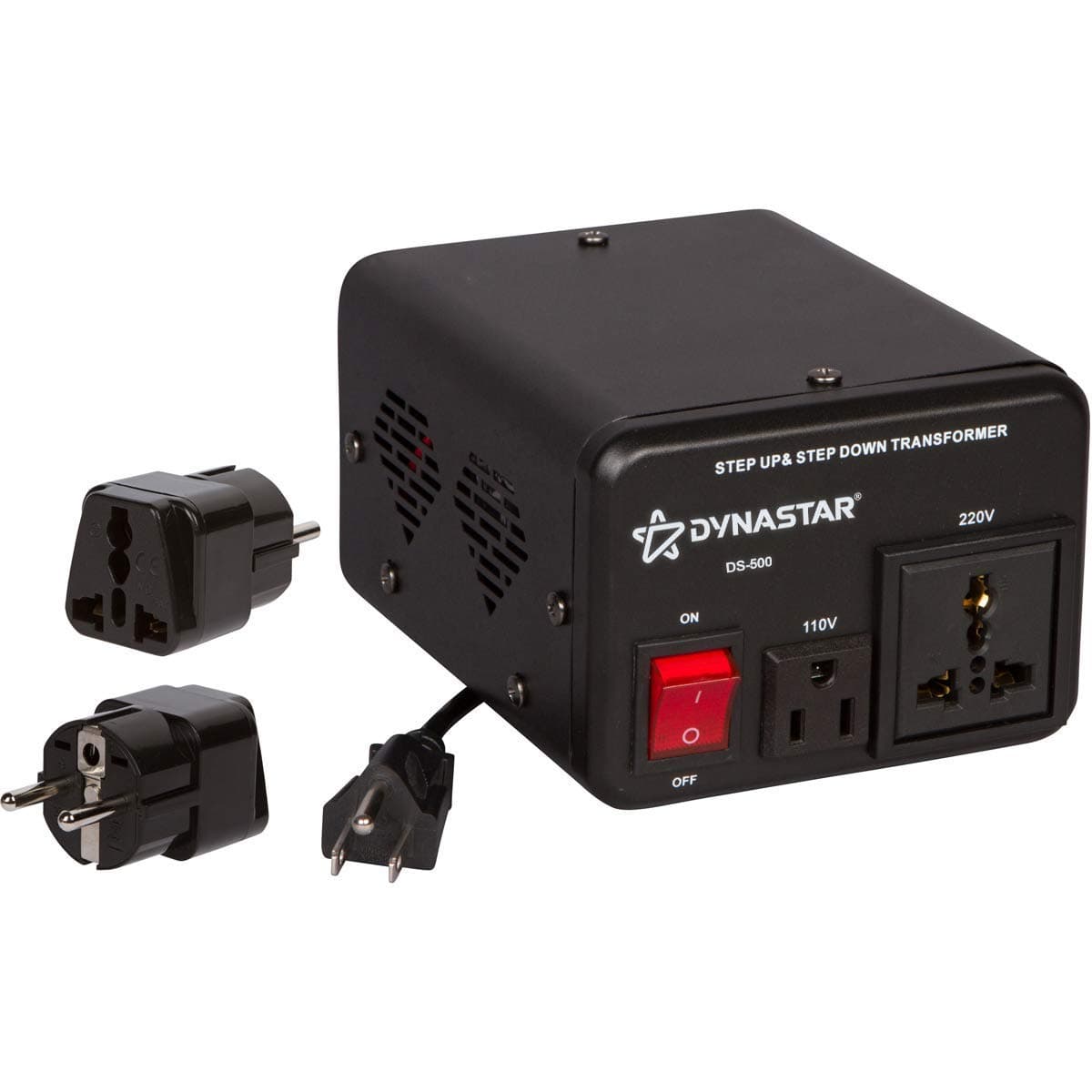 Dynastar Step Up & Step Down Voltage Converter and Transformer, 110-220 to 220-240 Volts; Heavy Duty, Extra Durable Lifetime Coil, 5-Year-Warranty, 500 Watts