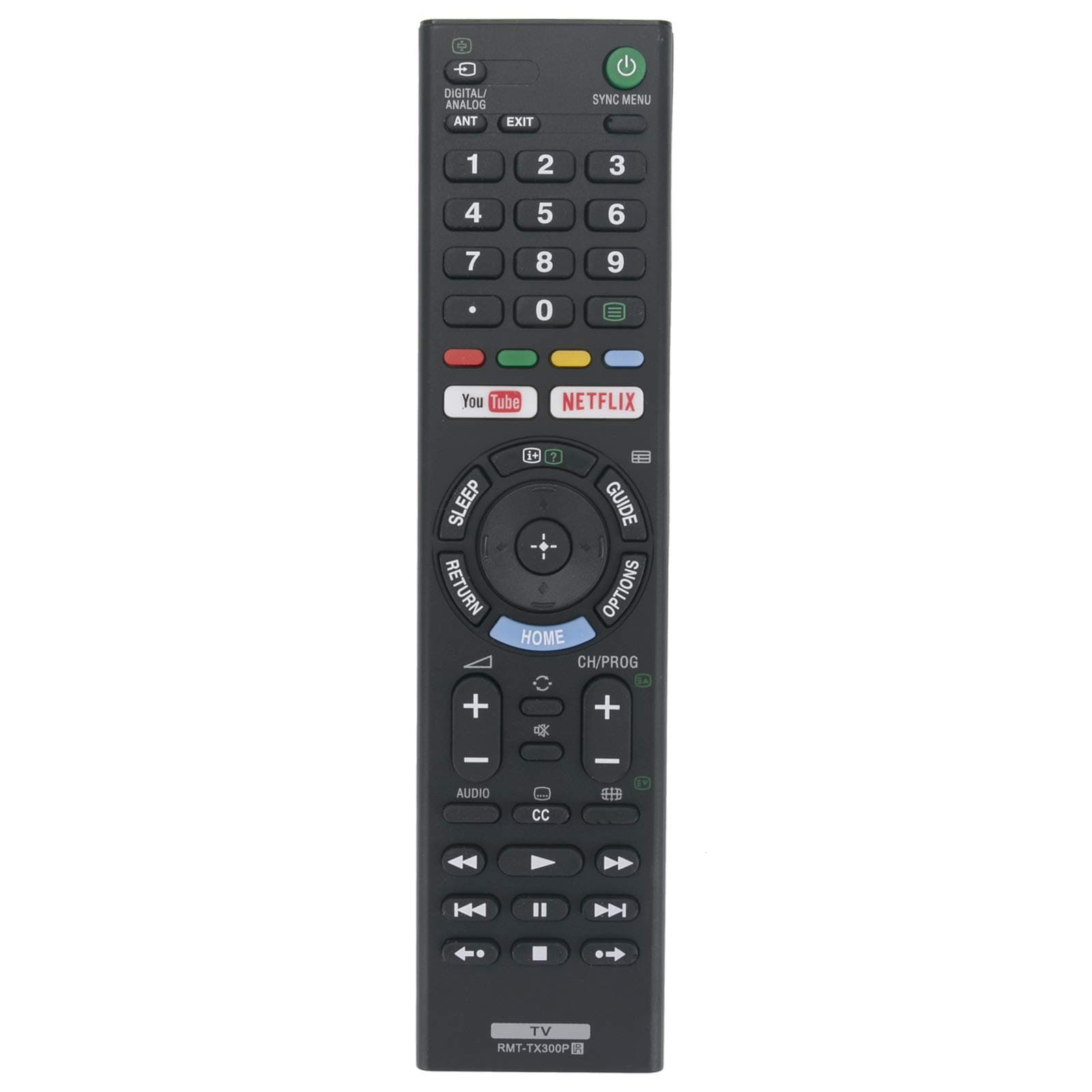 New RMT-TX300P Replace Remote Control Compatible with Sony Bravia TV KD-43X7007E KD-49X7007E KDL-32W617E KDL-40W667E KDL-49W667E KDL-43W750E KDL-49W750E KD-55X7007F KD-49X7077F