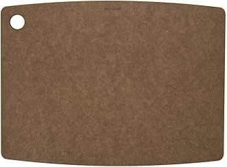 Topgourmet EP11813NM Epicurean Kitchen Series Cutting and Chopping Board, Compressed Wood Composite, 45 x 32.5 x 0.6 cm, Nutmeg Brown