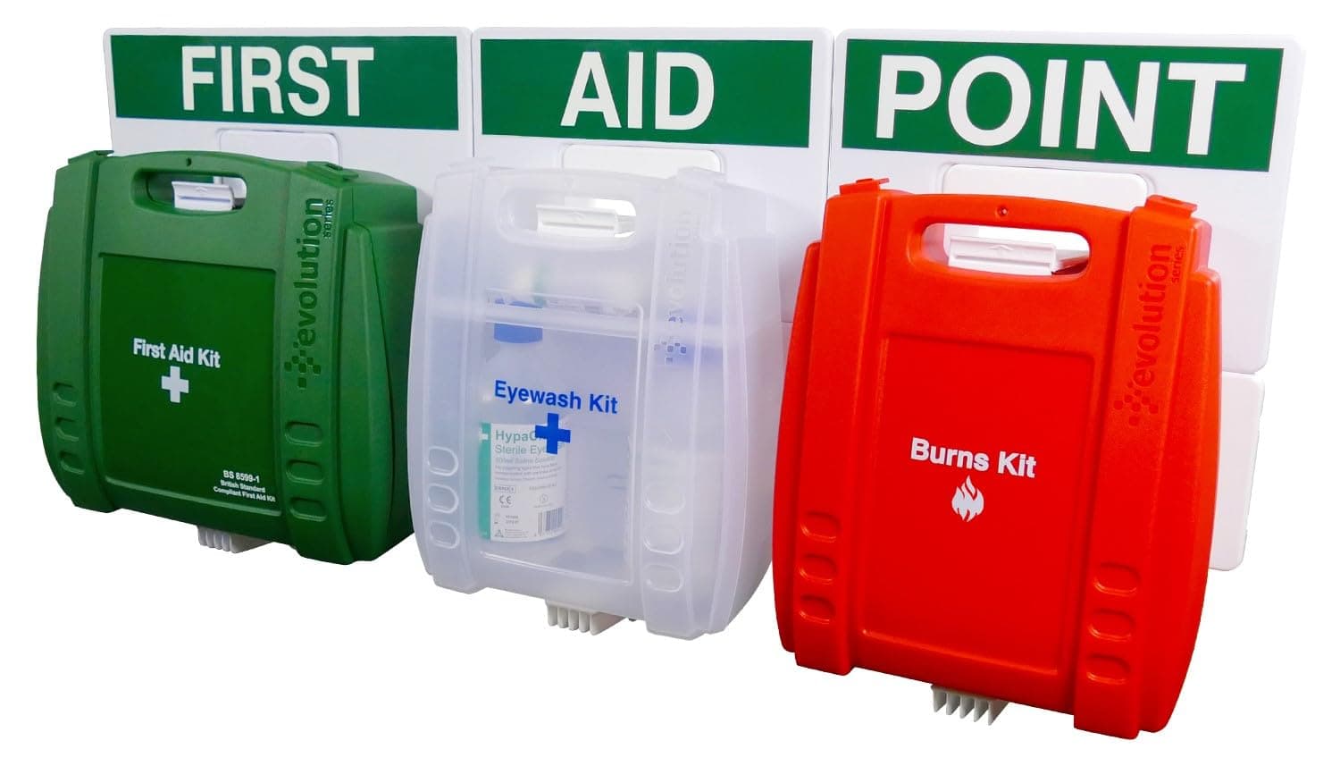 Evolution First Aid, Eye Wash & Burns Point, Large, 43cm x 91cm