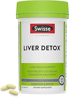 Swisse Milk Thistle Liver Cleanse Detox & Repair | Liver Detox & Liver Support | Milk Thistle + Turmeric + Artichoke Extract | Dose for Your Liver | 180 Liver Pills