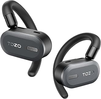 TOZOO2 True Open Ear Wireless Headphones Lightweight with Multi-Angle Adjustment, Bluetooth 5.3 Earbuds with Dual-Axis Design for Long-Lasting Comfort, Crystal-Clear Calls for Driving, BlackGlobal Recycled StandardGlobal Recycled StandardGlobal Recycled Standard