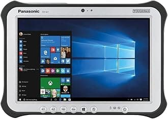 Panasonic Toughpad FZ-G1 MK5, Intel Core i5-7300U 2.60GHz, 10.1 Gloved Multi Touch + digitizer, 8GB, 128GB, WiFi, Bluetooth, 4G LTE Multi Carrier, Windows 10 Pro, Webcam (Renewed)