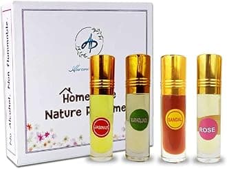 Homemade Nature Perfumes - 4 Pieces (Combo) 40 ml (For Men & Women)
