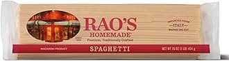 Rao's Homemade Spaghetti Pasta, 16oz, Traditionally Crafted, Premium Quality, From Durum Semolina Flour, Traditional Bronze Die Cut, Imported from Italy