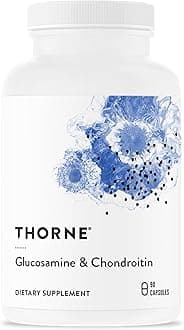 THORNE - Glucosamine & Chondroitin - Helps Maintain Healthy Joint Function & Mobility - Supports Normal Cartilage Formation* - Third-Party Certified - Gluten, Dairy & Soy-Free - 90 Capsules