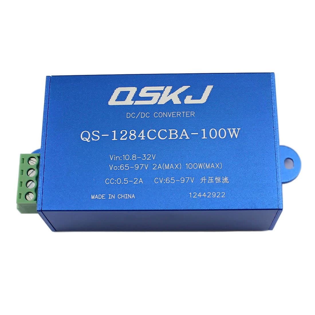 Ailavi DC/DC Boost Converter CC/CV 10.8V-35V To 65V-97V 100W Module 12V/24V To 72V/84V