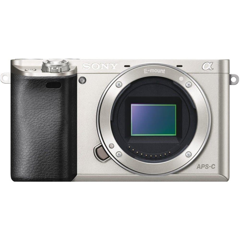 Alpha a6000 Mirrorless Digital Camera 24.3MP SLR Camera with 3.0-Inch LCD - Body Only (Silver)
