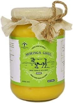 Vanalaya Moringa Infused Desi Cow Ghee Mixed with Moringa Extract for Stress Relief | Antioxidants, Boosts Immunity -500ml