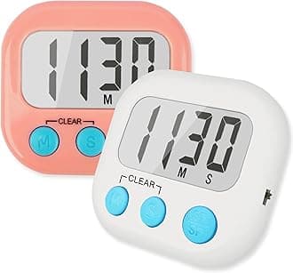 Classroom Timer for Kids Teachers-Pink&White