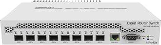 MikroTik 9-Port Desktop Switch, 1 Gigabit Ethernet Port, 8 SFP+ 10Gbps Ports (CRS309-1G-8S+IN)