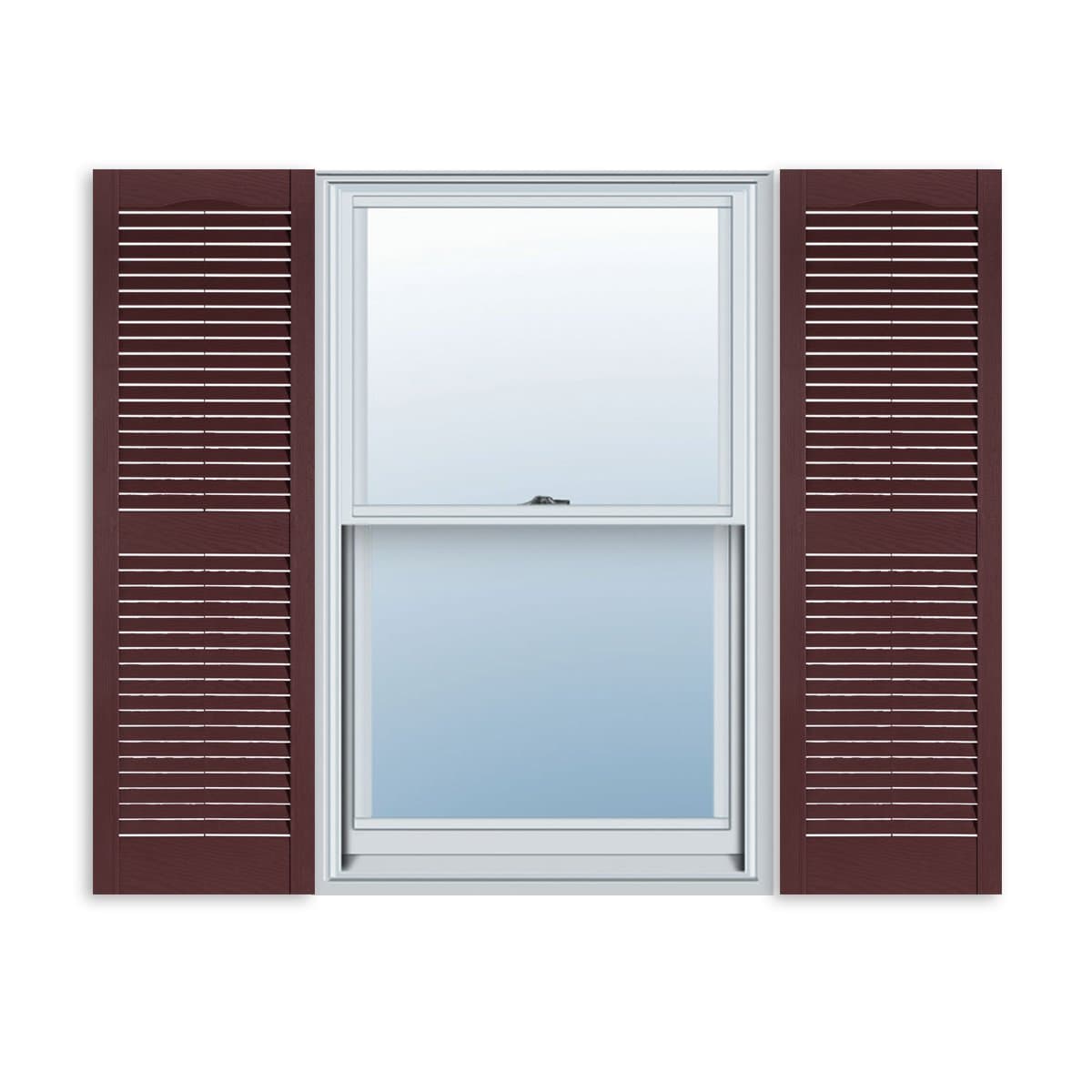 Standard Louver Exterior Vinyl Window Shutter