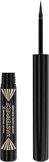 Masterpiece Matte Liquid Eyeliner – Eyeliner Pen, Waterproof Liquid Eyeliner, Vegan Formula, Matte Finish, Up to 12hr Wear - Black, 1.7ml