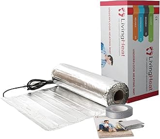 Underfloor Heating Kit for Under Laminate & Wood Floors, Electric 150w /m² with No Thermostat, 3.5/m²