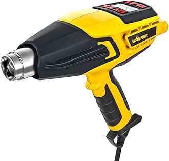 WAGNER Heat Gun Furno 500, max. 600°C, 2000 W, Airflow Capacity 800 l/min, Ergonomic Handle, Includes Centring and Cleaning Nozzle, LED Display