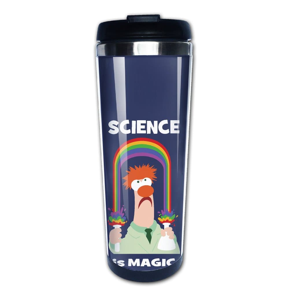 The Muppets Beaker Science Is Magic Coffee Thermos Mug