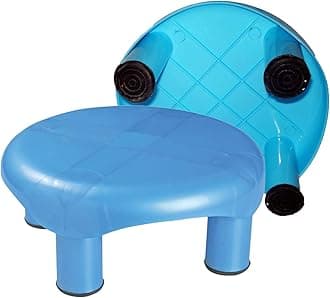 Kuber Industries Plastic Bathroom Stool Set (CTKTC62, Multicolour), 2 Piece