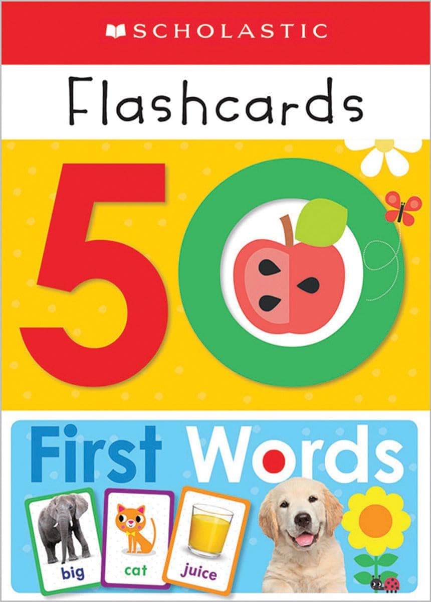 Scholastic Early Learners: Write and Wipe Flashcards: First 50 Words (Scholastic Early Learners (Cartwheel - US))