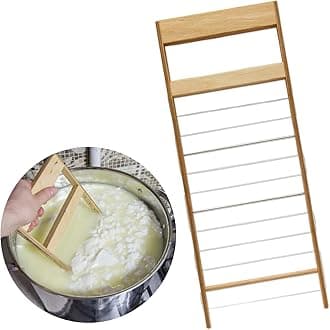 PetriStor Horizontal Cheese Curd Cutter - Cheese Harp & Curd Cutter Artisan Cheese Making Knife (1)