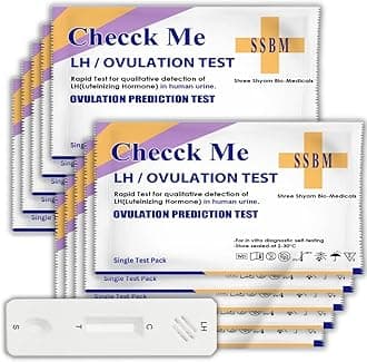 Checck Me Ovulation Test Kit for women planning pregnancy (Pack of 10)