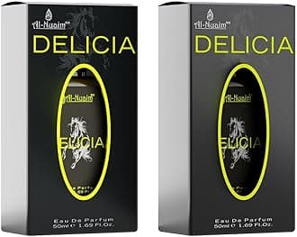 Al-Nuaim Delica Eau De Parfum for Men & Women - Pack of 2 (50ml Each) | EDP Perfume | Long Lasting & Luxury Fragrance