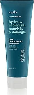 Deep Conditioning Hair Treatment - Hydrating Hair Mask for Dry Damaged Hair - Coconut Water, Hyaluronic Acid & Olive Leaf Extract - Sulfate-Free, Paraben-Free, Vegan & Cruelty Free (8 Fl Oz)