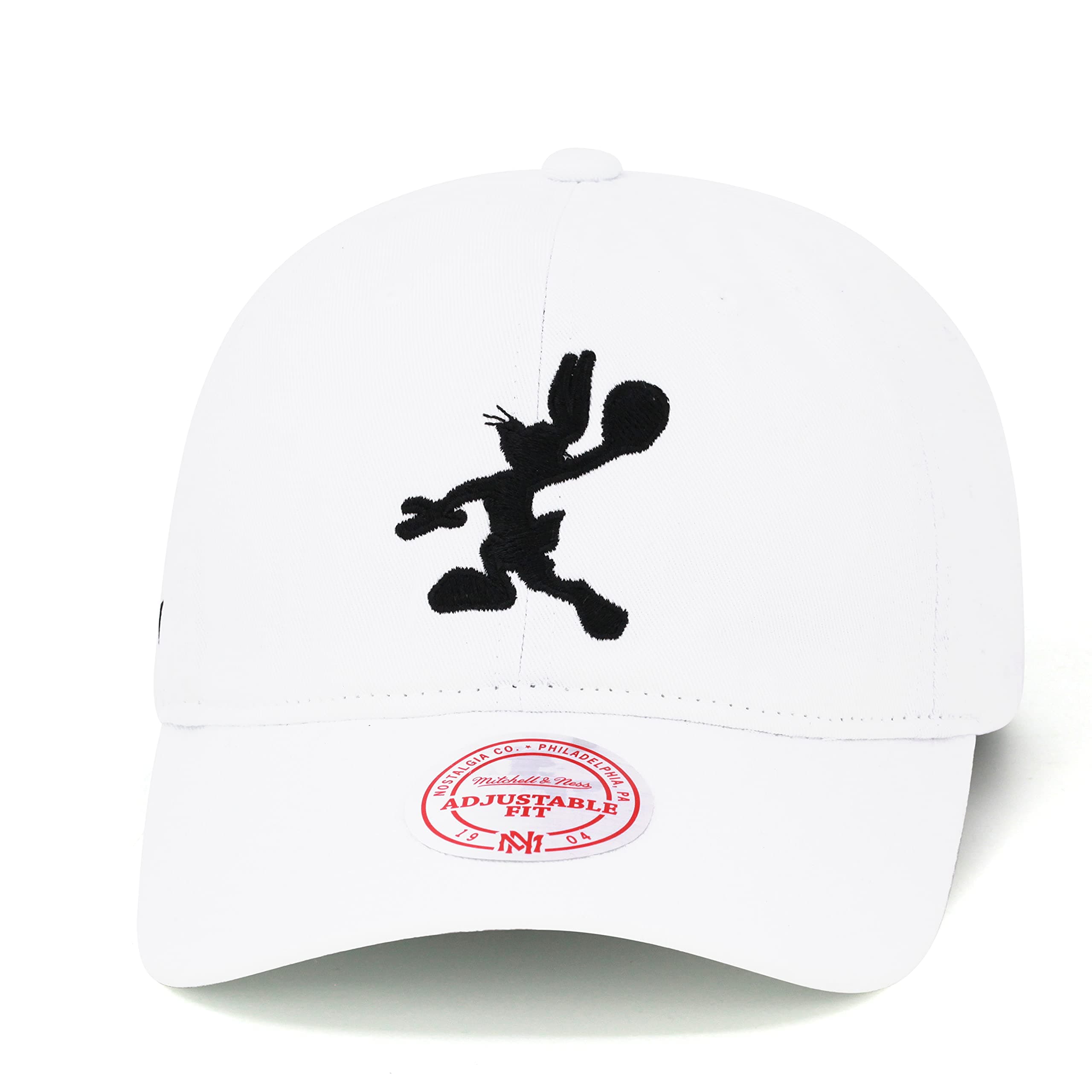 Mitchell & NessX Space Jam 2 Dad Hat Cap - White/Black/Bugs Bunny, White, Black, One size