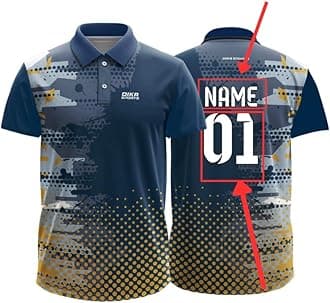 Dika Sports Custom Sports Cricket Jersey Customise t-Shirt for Men Personalised Name | 2 Year to 5XL