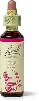Bach Original Flower Remedies Elm, Find Joy & Hope, Be Efficient, Emotional Wellness, Natural Flower Essence, 20ml