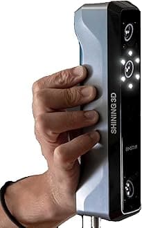 Shining3D [ Einstar ] Handheld 3D Scanner with Built-in RGB Color Camera, 14 Fps Scanning Speed for 3D Printing, Healthcare, Art