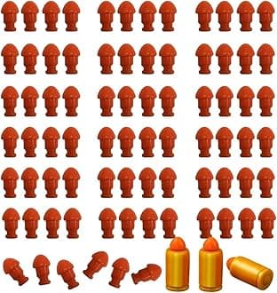 Moonmen12 PCS Cartridge Shells and 100 PCS Refill Bullet Darts Soft Bullets Suitable for Soft Bullets Toy Gun Glock USP