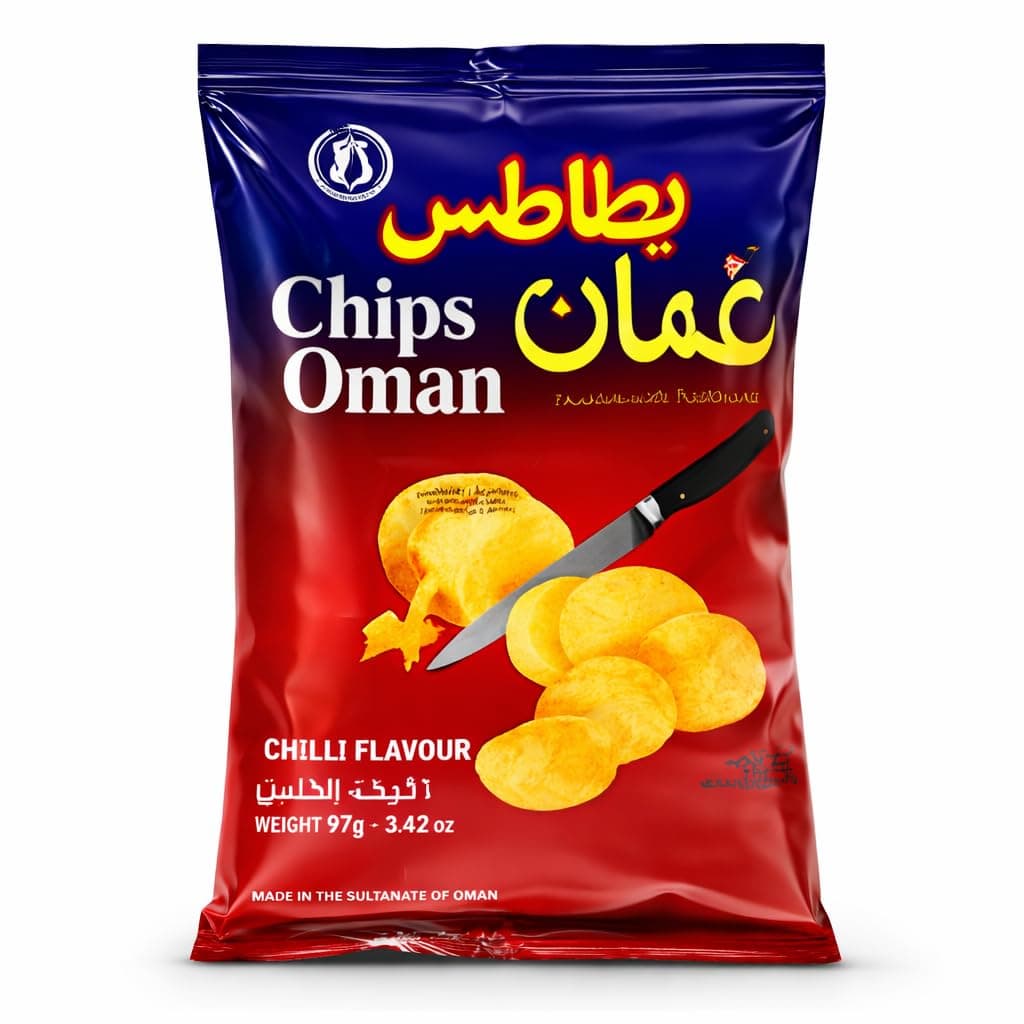 Oman Chili Potato Chips 97gm