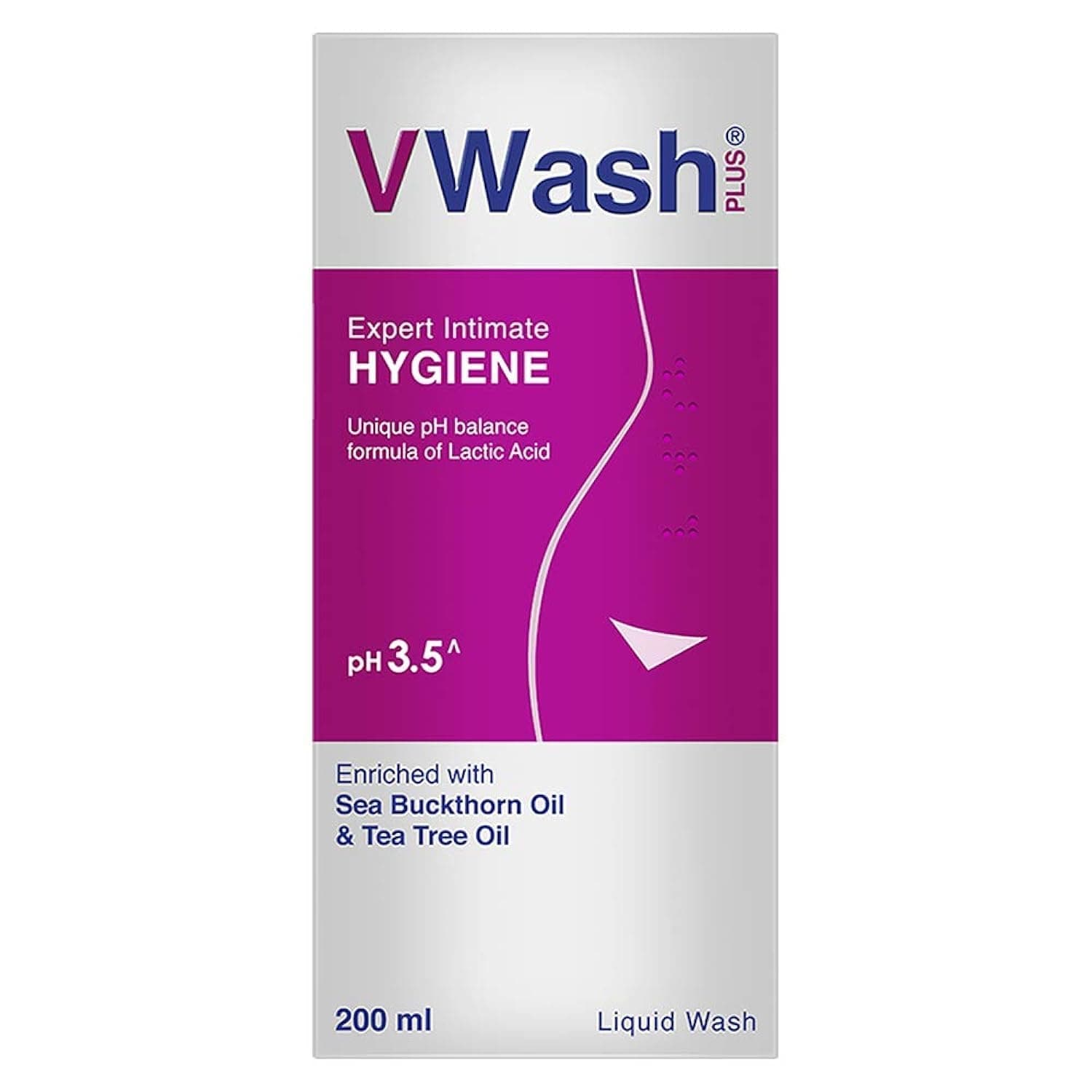 VWash Plus Intimate Hygiene Wash - 200 ml