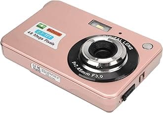 Compact Camera, 4K 48MP Digital Camera (Pink)