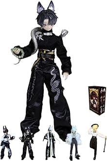 GNATAPIAY 1/12 BJD Dolls Blind Box,Kawaii MJD BJD Dolls The Past in Sicily Series 1/12 Ball Jointed Doll Collectable Action Figure Posable Dress Up Doll for Girls Birthday Party Gift Toys