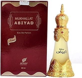 Mukhallat Abiyadh Unisex Concentrated Perfume Oil, 20 ML