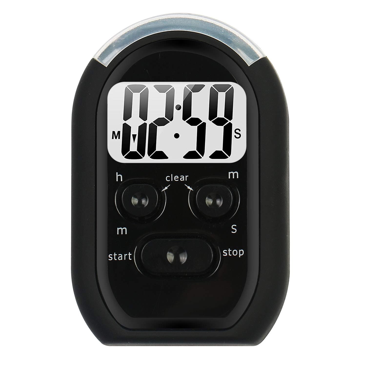 3 in 1 Kitchen Timer with Vibration, Flasher and Beeper for Cooking, Baking, Sports, Games, Yoga, Study, Meditation, Office