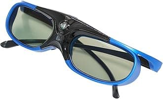 Irovami DLP Link 3D Glasses Active Shutter Projector Glasses for All DLP-Link 3D Projectors Compatible with Optoma Acer BenQ View Sharp Dell