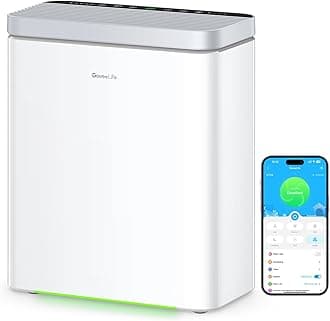 Smart Air Purifier for Large Home Rooms, Covers up to 1046 sq.ft, PM2.5 Monitor, HEPA Sleep Mode, 3 in 1 Filter Air Purifier with App